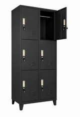 Locker Metálico 6 Puertas CNDO-06N con Cerradura