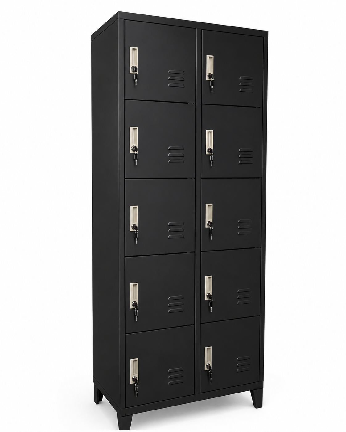 Locker Metálico 10 Puertas CNDO-10N con Cerradura