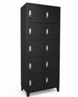 Locker Metálico 10 Puertas CNDO-10N con Cerradura