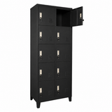 Locker Metálico 10 Puertas CNDO-10N con Cerradura