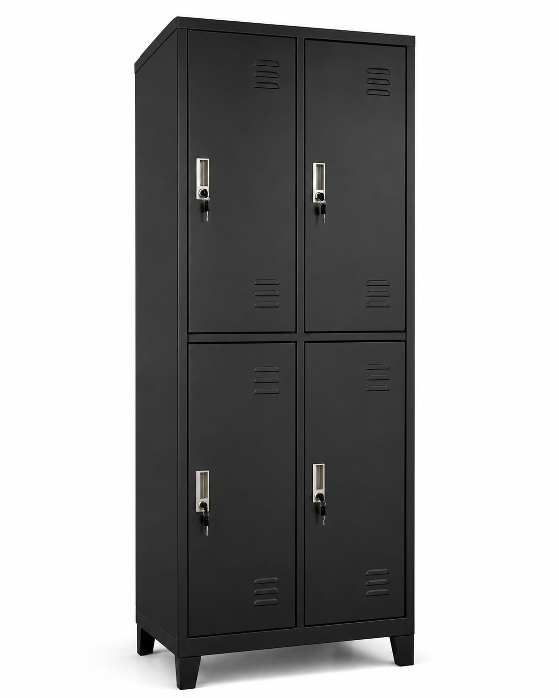 Locker Metálico 4 Puertas CNDO-04N con Cerradura