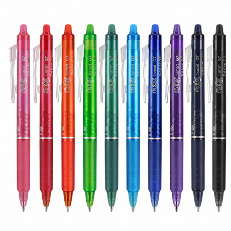 Bolígrafo 0.7 Fino Pilot Frixion Clicker Point Negro