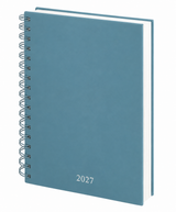 AGENDA 2027 DIARIA ESPIRAL 174 PAGINAS LETTE CELESTE