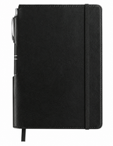 Libreta KENYA 80 Hojas Raya 14 x 20.7 cm Negro  ( Promocional )