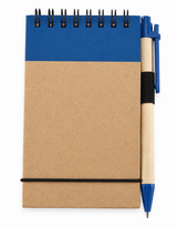 Libreta GREEN PLANET Vertical Espiral 50 Hojas Rayada Azul ( Promocional )