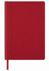 Libreta DETTIFOSS Empastada 14.7 x 21.1 cm 80 Hojas de Rayada Rojo ( Promocional )