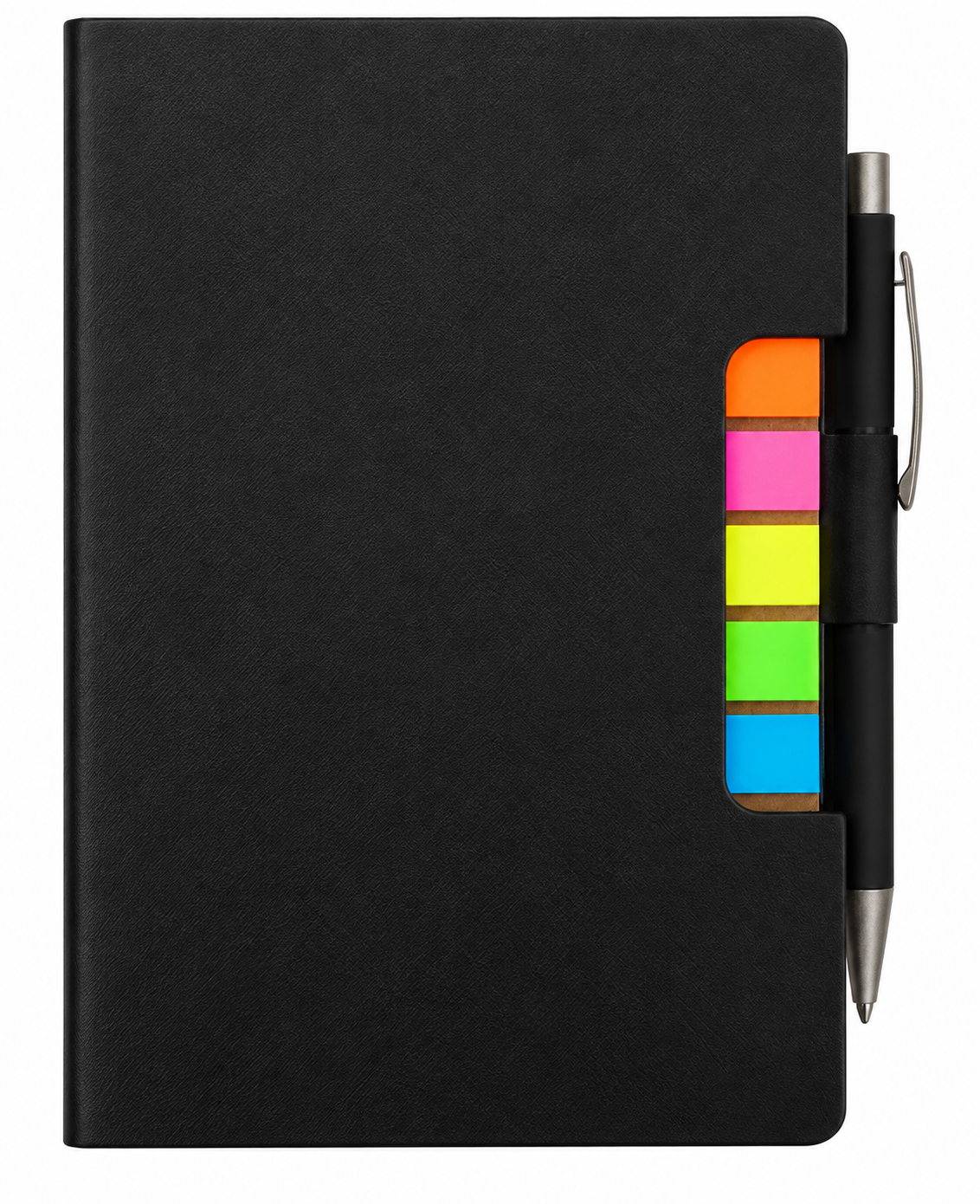 Libreta VINNYTSIA Empastada  11.3 x 17.3 cm 70 Hojas Rayada Negro