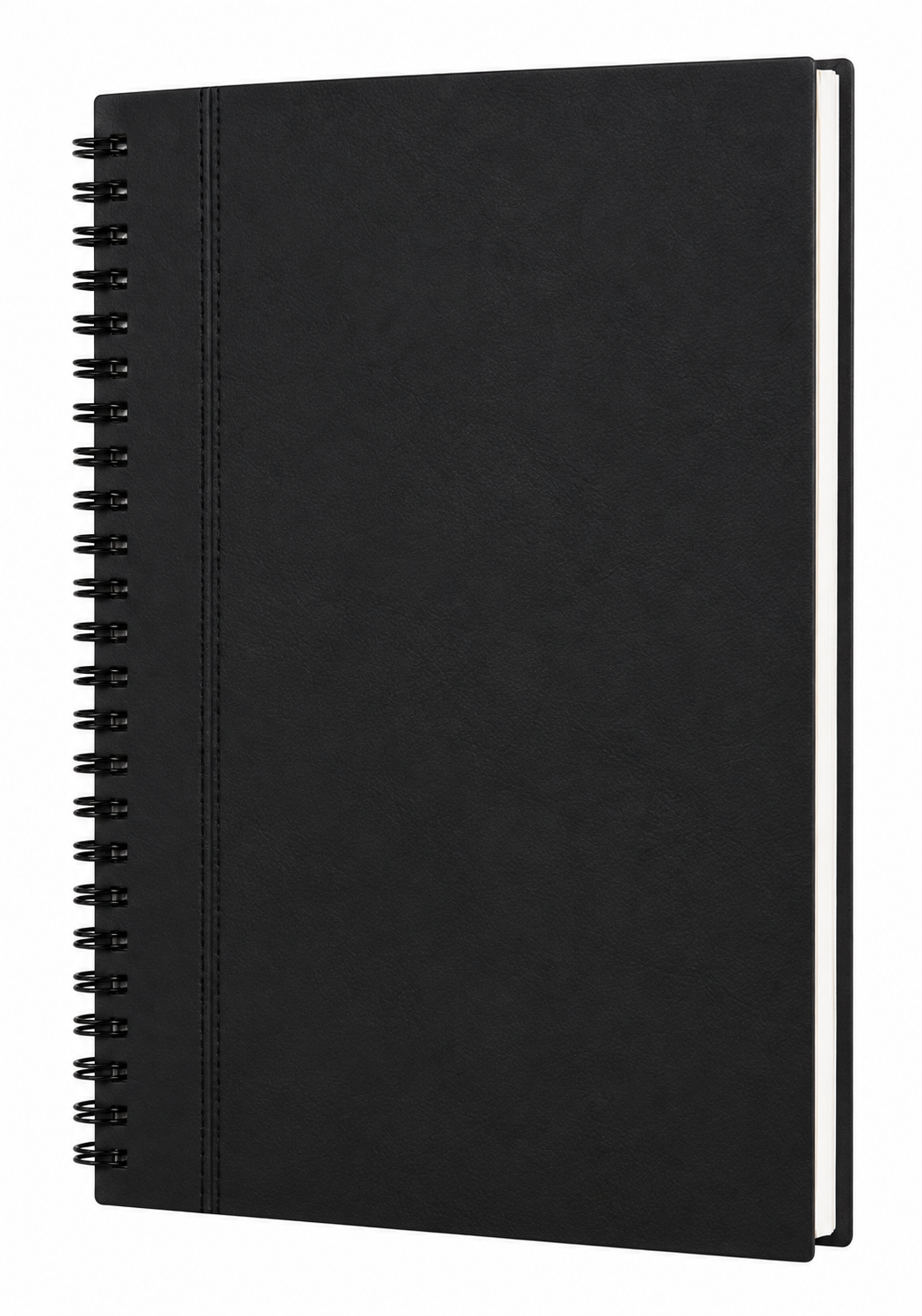 Libreta ALESA Espiral 14.6 x 21.6 cm 65 Hojas Rayada Negro (Promocional)
