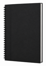 Libreta ALESA Espiral 14.6 x 21.6 cm 65 Hojas Rayada Negro (Promocional)