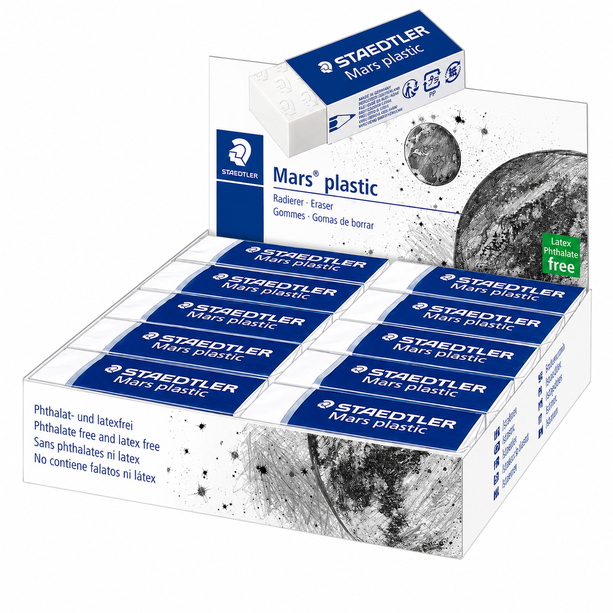 Borrador Staedtler 526-50 Blanco Grande