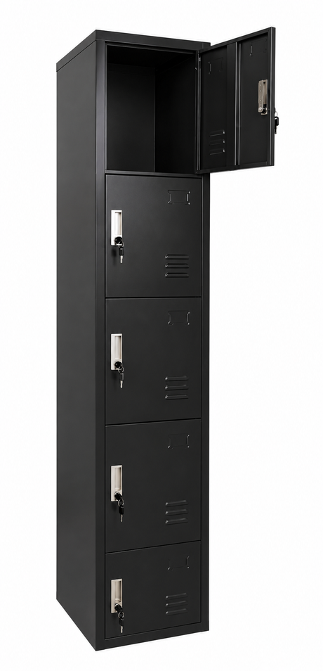 Locker Metálico 5 Puertas CNSI-05N con Cerradura