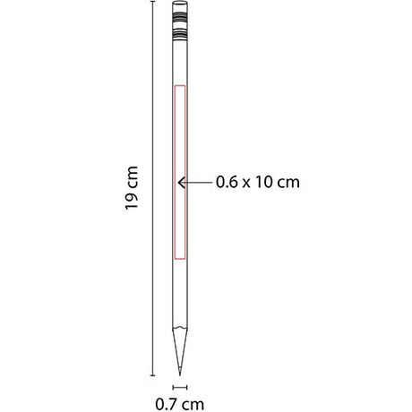 Lápiz de madera Verde