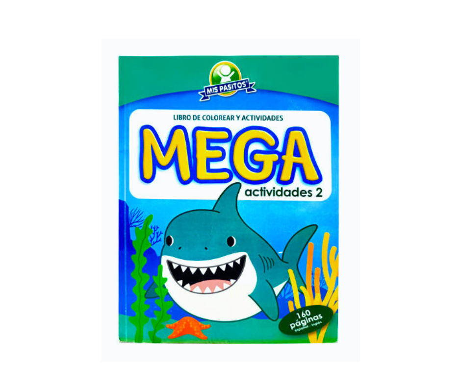 Libro Mega Actividades y Colorear  2 - Mis Pasitos