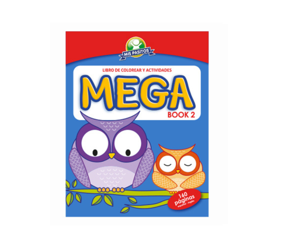 Libro Mega Book 2 Actividades y Colorear - Mis Pasitos