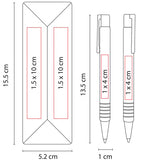 Promocional Set Bolígrafos COBALT Blanco
