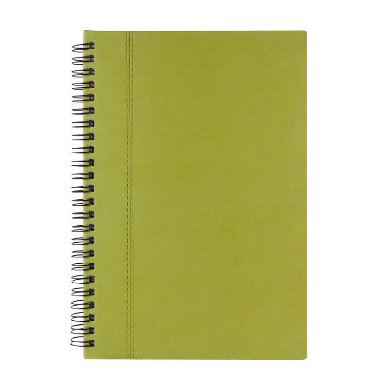 Libreta ALESA Espiral 14.6 x 21.6 cm 65 Hojas Rayada Verde (Promocional)