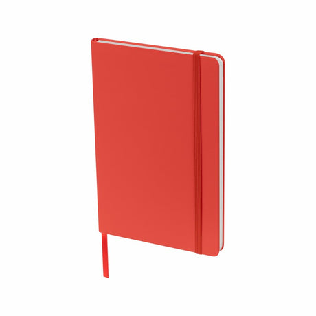 Libreta BAIONA Empastado 9.8 x 14.6 cm 80 Hojas Rayada Rojo  ( Promocional )