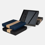 Libreta JINSEI Set de Regalo Solapa Magnética Bolígrafo Metálico Negro