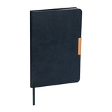 Libreta KOLM Cubierta con Clip Metálico 14.8 x 21.6 cm  80 Hojas Rayada Azul ( Promocional ) (Copia)