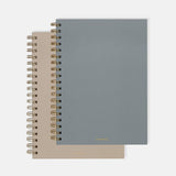 Libreta MALAKI Cubierta Rígida  17.6 x 25 cm 120 hojas Rayada  Beige ( Promocional )