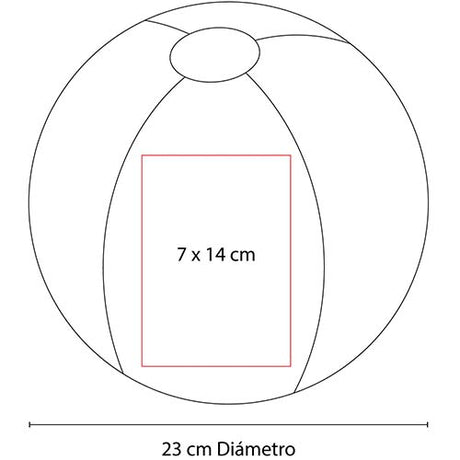 Pelota de Playa Blanco