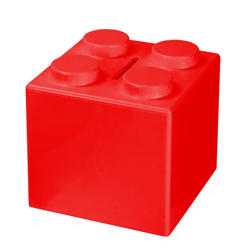 Alcancía Cubos Rojo