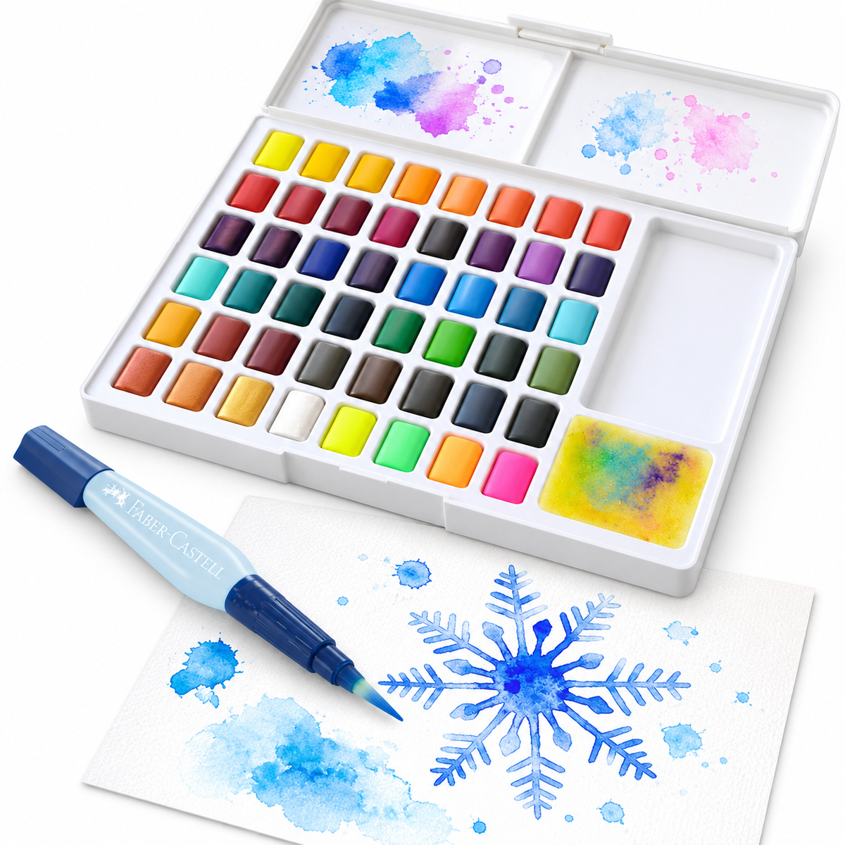 Acuarela Faber Castell 169748 48c Pastilla Creative Studio
