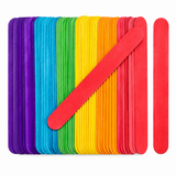 Paleta de Madera Fast Jumbo Ancho Colores 100pcs.