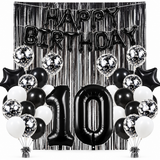 Globo Latex Standar Krea 10" Bolsa de 25pcs Color Negro