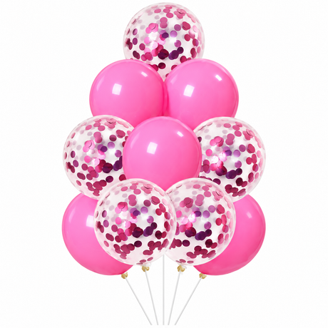 Globo Latex Standar Krea 10" Bolsa de 25pcs Rosado