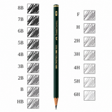 Lápiz Para Dibujo 5B Faber Castell 9000