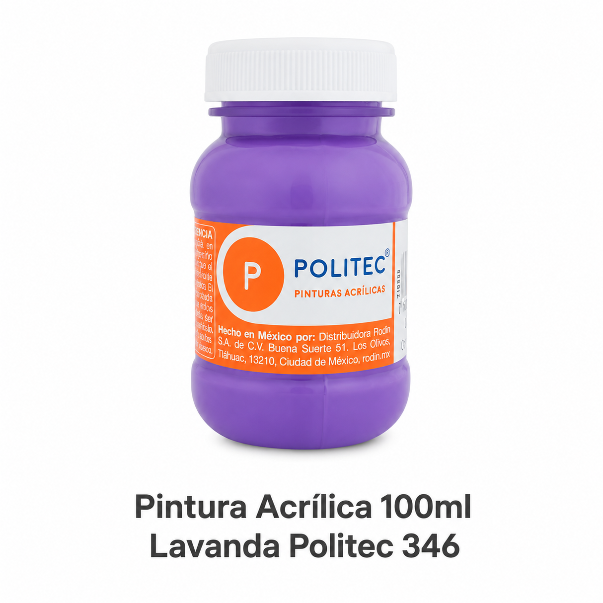 Pintura Acrilica 100ml Lavanda Politec 346