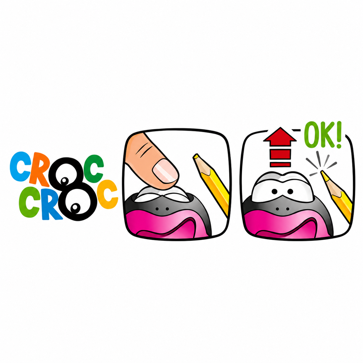 Sacapunta con Deposito Maped 017711 Croc Croc Sapito 1 Agujero
