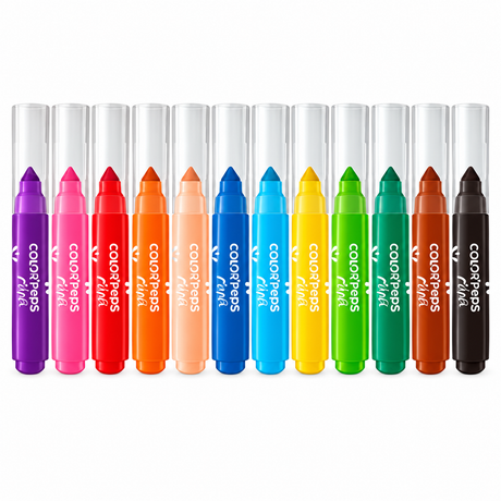 Marcador Estuche Maped 846612 Mini Power Jumbo 12 Colores