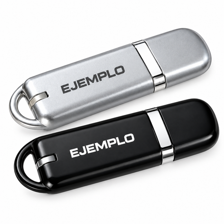 Memoria USB STORAGE 16GB Negro / Silver CON TU LOGO