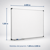 Pizzaron Blanco 1.20 X 2.00m (12200)