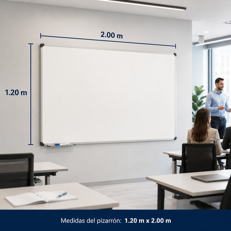 Pizzaron Blanco 1.20 X 2.00m (12200)