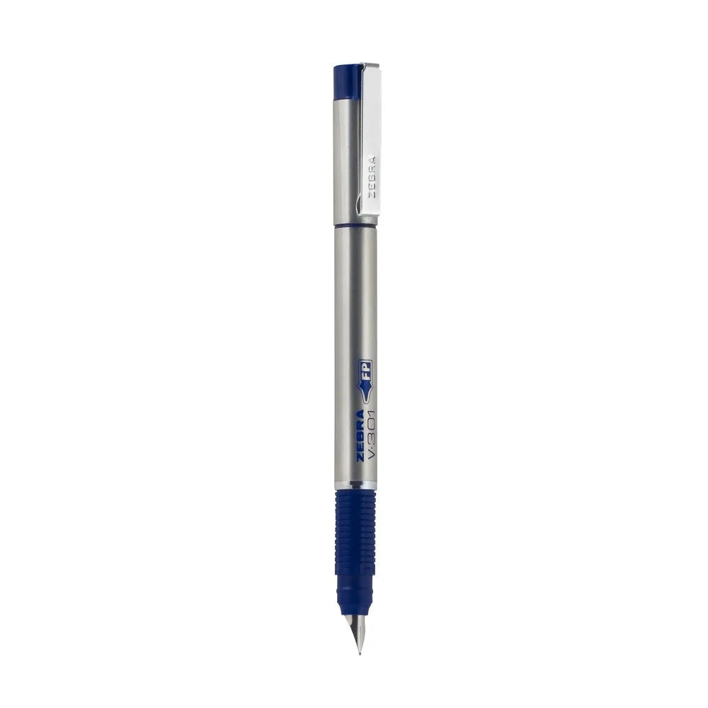 Pluma Fuente Zebra V-301 Cuerpo Azul