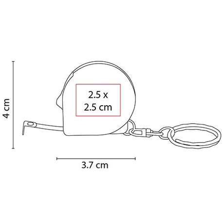 Llavero flexómetro MEASURE