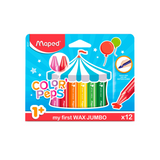 Crayón Cera 12c Jumbo Max Jumbo Maped