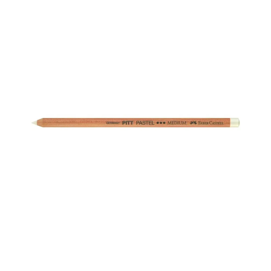 Crayón pastel Faber Castell Pitt 112201 blanco medio