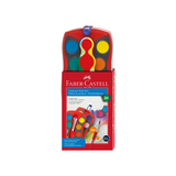 Acuarela Faber Castell 125031 24 colores Connector Paint Box Rojo