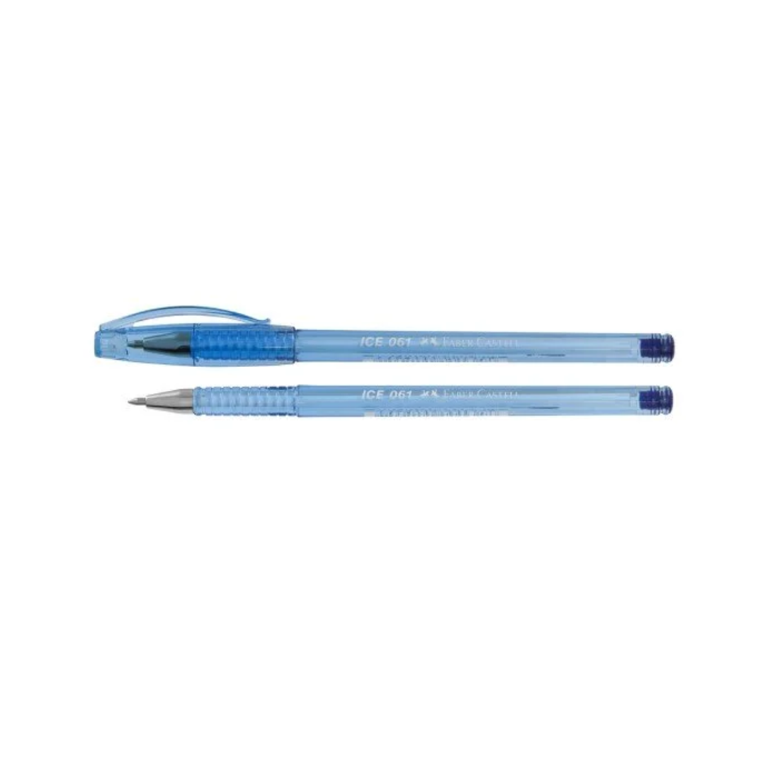 Bolígrafo Faber Castell Ice 61-F Punto Fino 0.8 Azul (112X12)