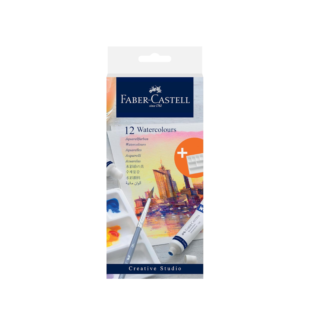 Acuarela tubo 12col. profesional Faber Castell