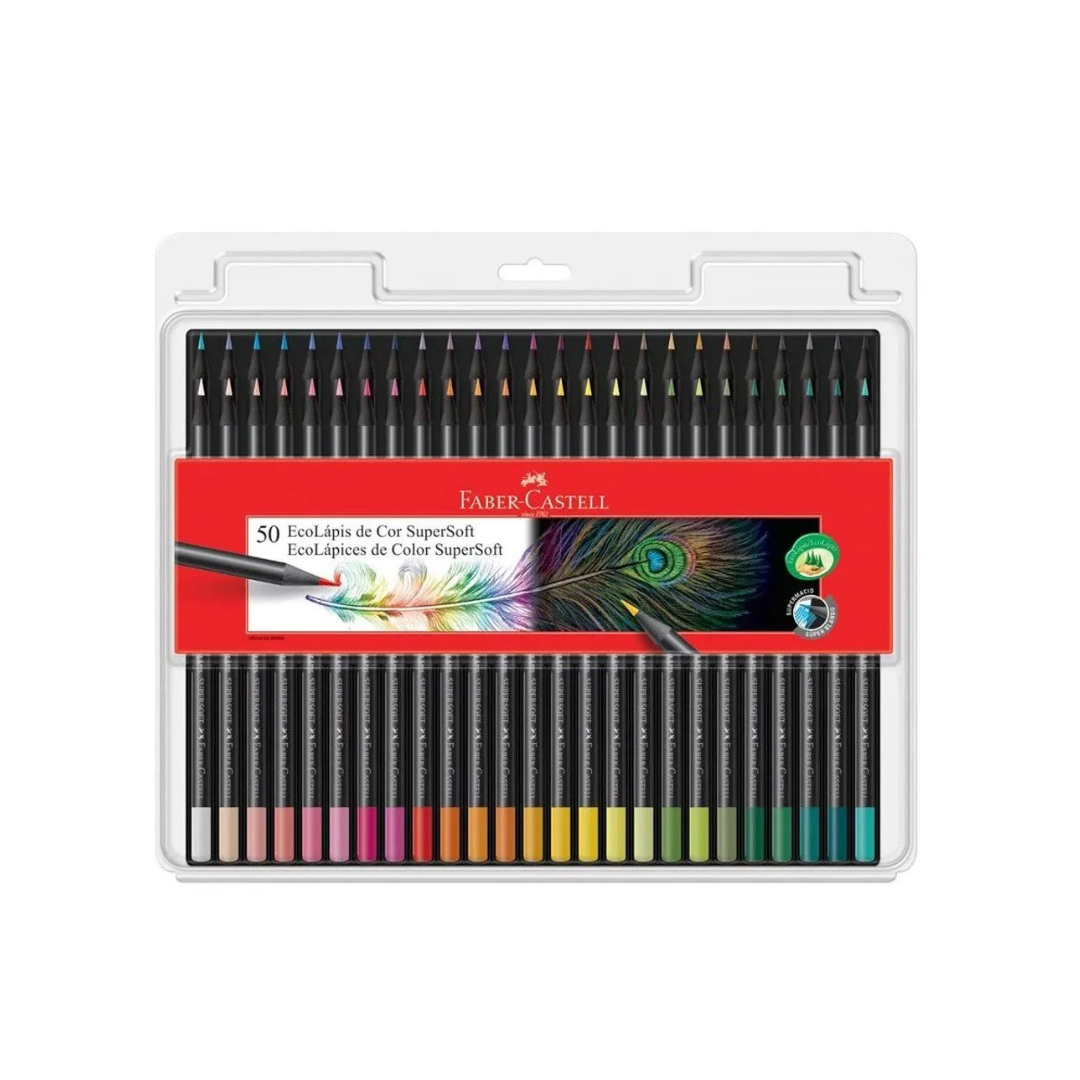 Crayon Madera 50c Largo SuperSoft Faber Castell