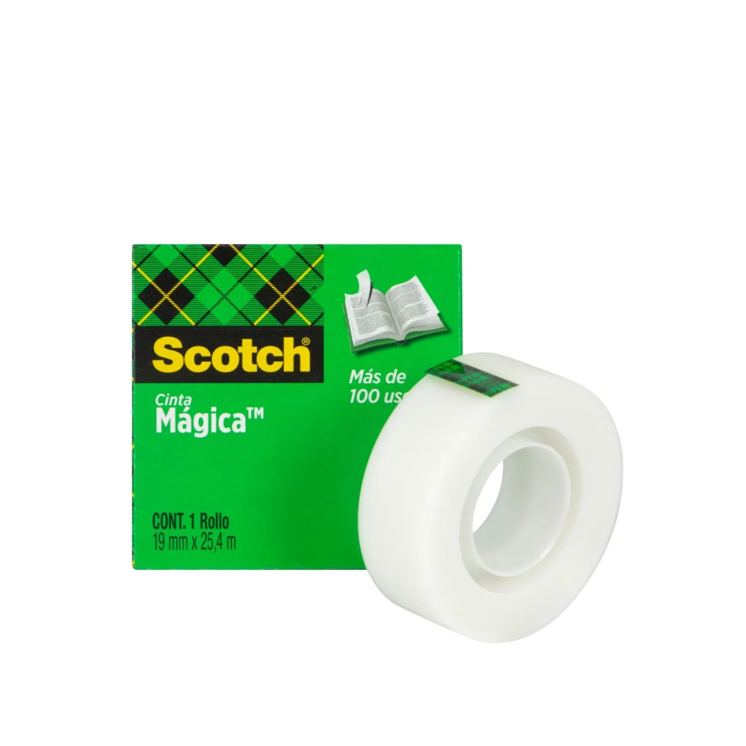 Cinta Adhesiva Mágica 3/4" (19mm) x 25mts - Scotch