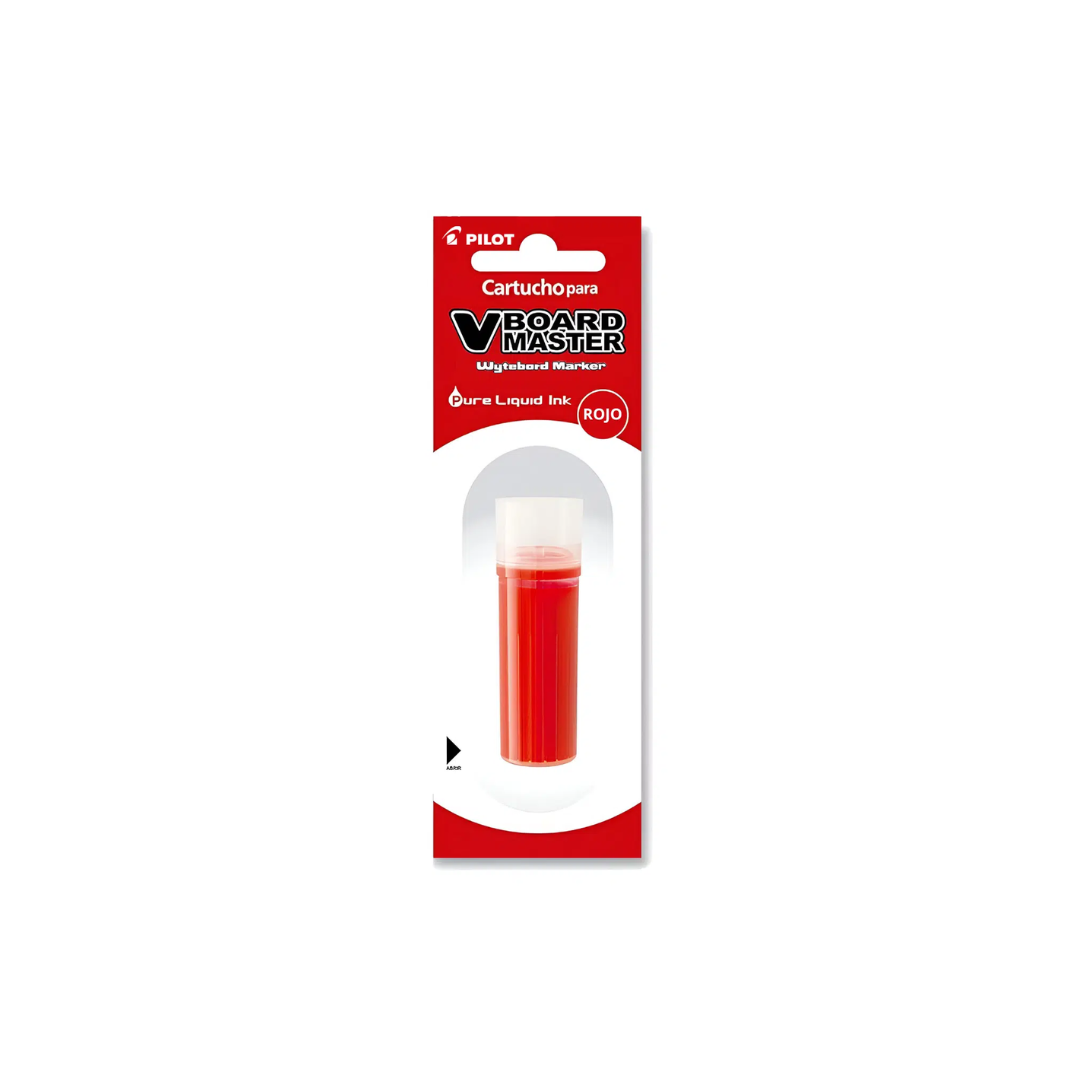 Cartucho de tinta pilot wbs-vbm 8ml rojo