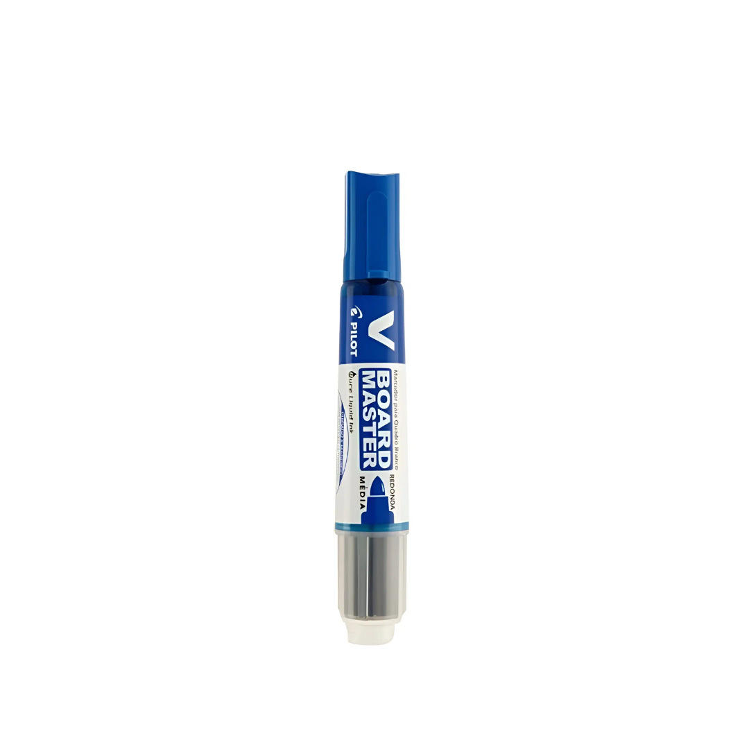 Marcador Pizarra Pilot VMaster Azul Recarg.