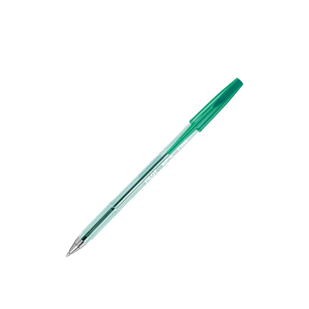 Bolígrafo punto fino 0.7mm Verde - Pilot BP-S