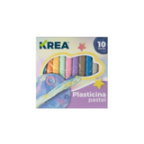 Plasticina Colores Pastel Barras 10c Krea